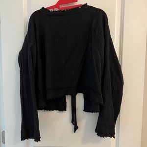 Free People Open Back Sweater